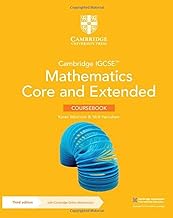 Cambridge IGCSE Mathematics Core & Extend +Online 