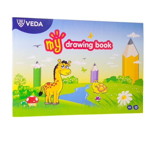 Veda Drawing Book - A3