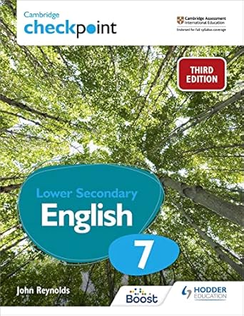 Hodder Cambridge Checkpoint Lower Sec English 7 3ED