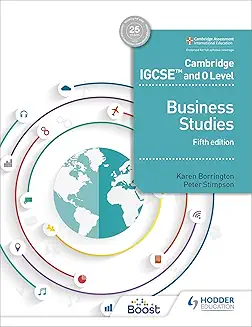 Hodder Cambridge IGCSE & O Level Business Studies 5ED