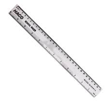 Haco Ruler Plastic 30Cm 