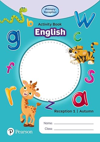 [9781292396620] iPrimary Reception Activity Book: English, Reception 1, Autumn