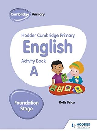 [9781510457249] Hodder Cambridge Primary English Activity Book A Foundation
